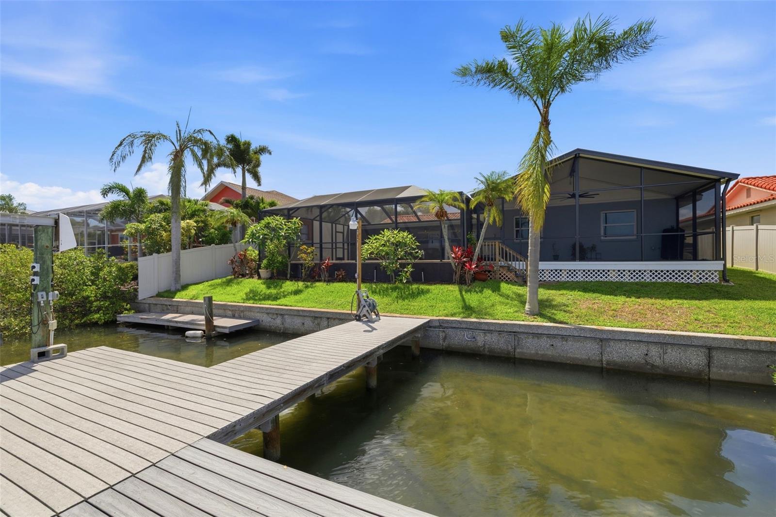 Dock has composite boards for longevity
