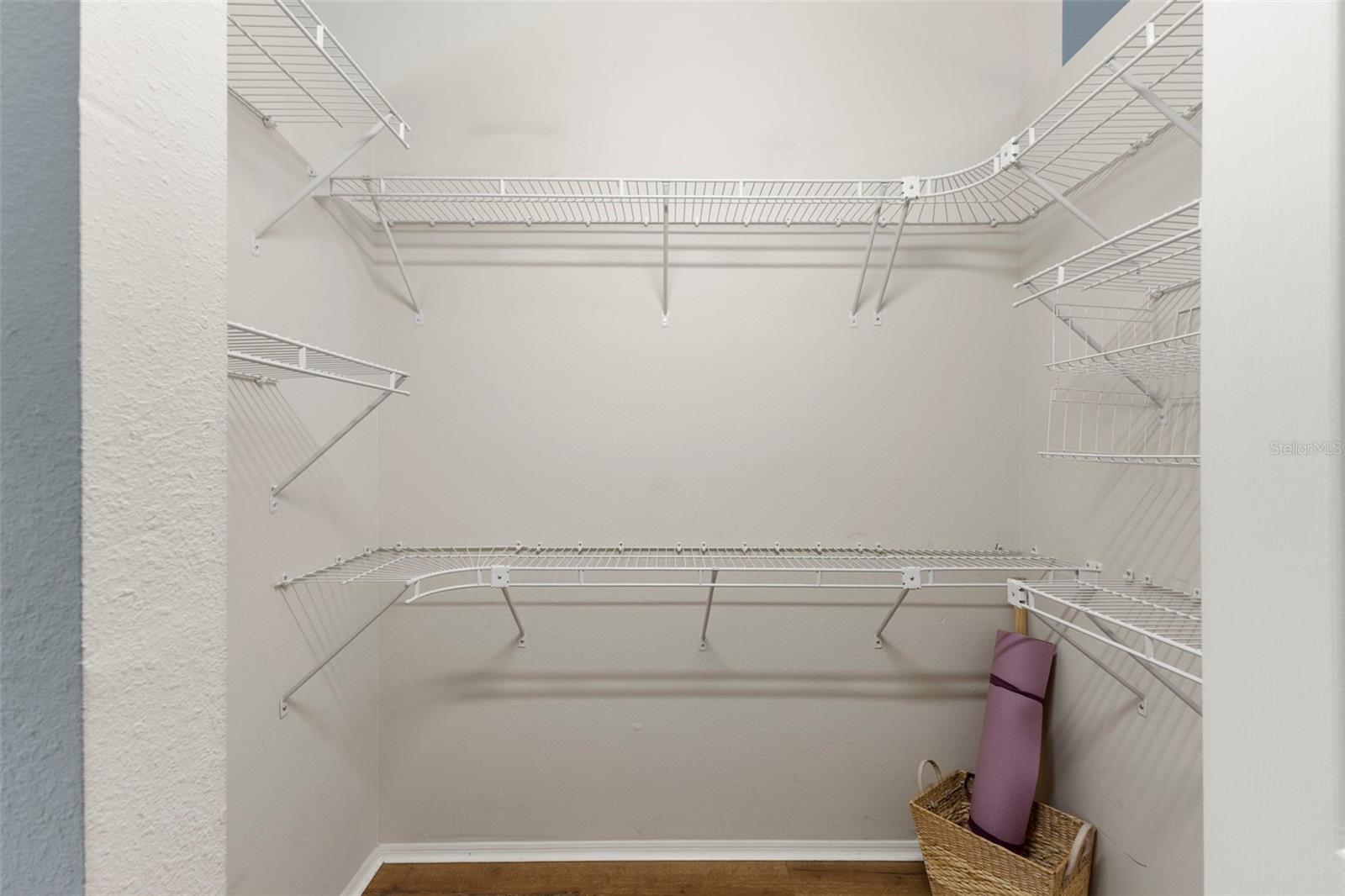 Primary walk-in closet