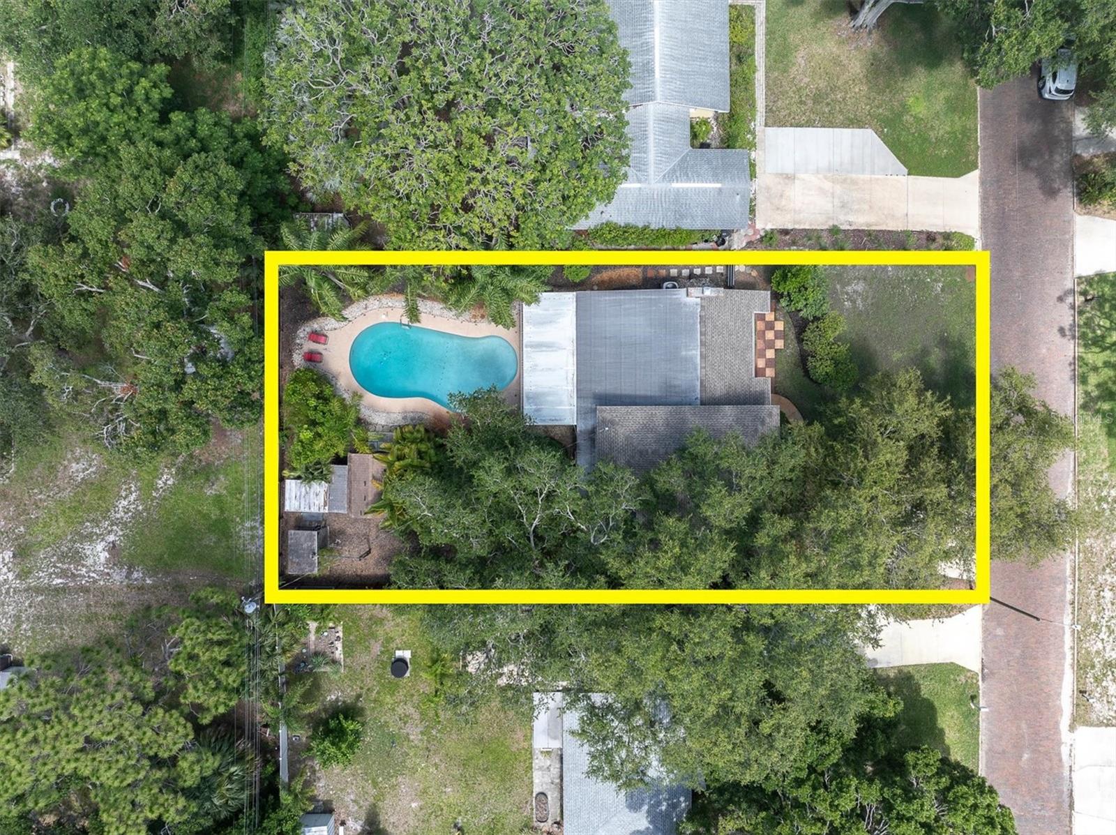 .22 acre lot