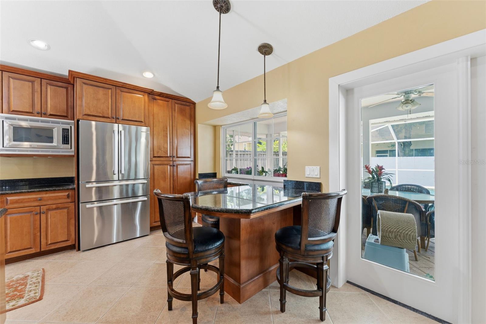 Eating area in kitchen