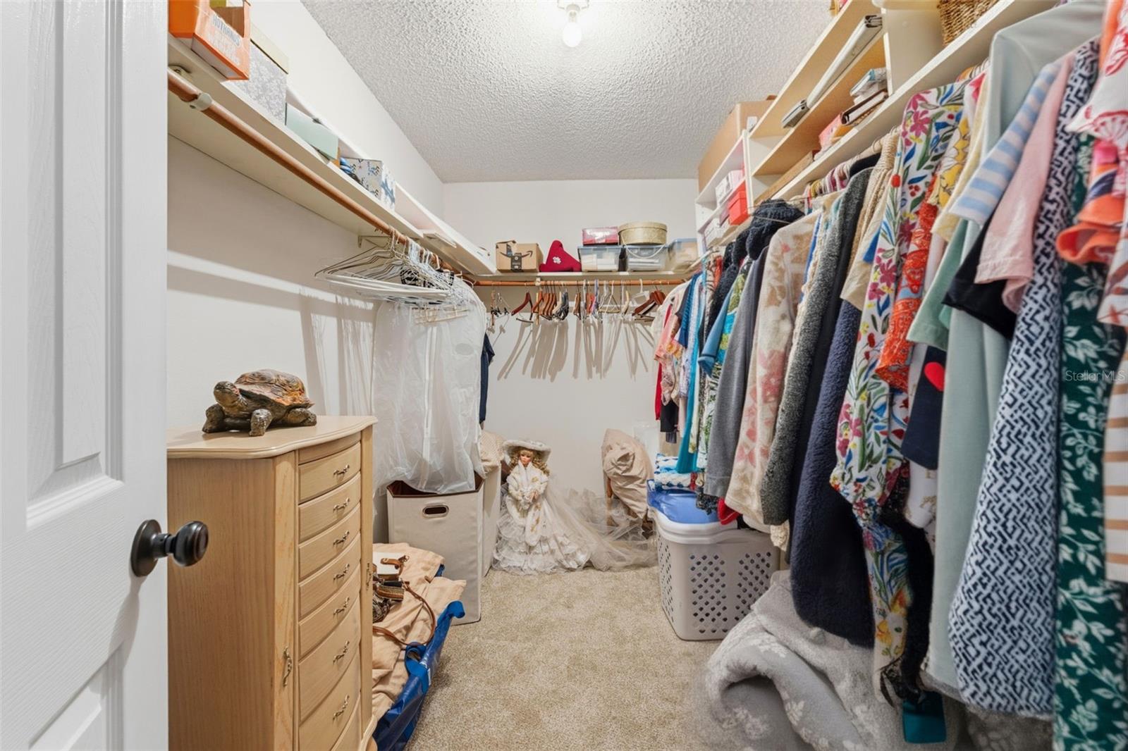 Primary closet