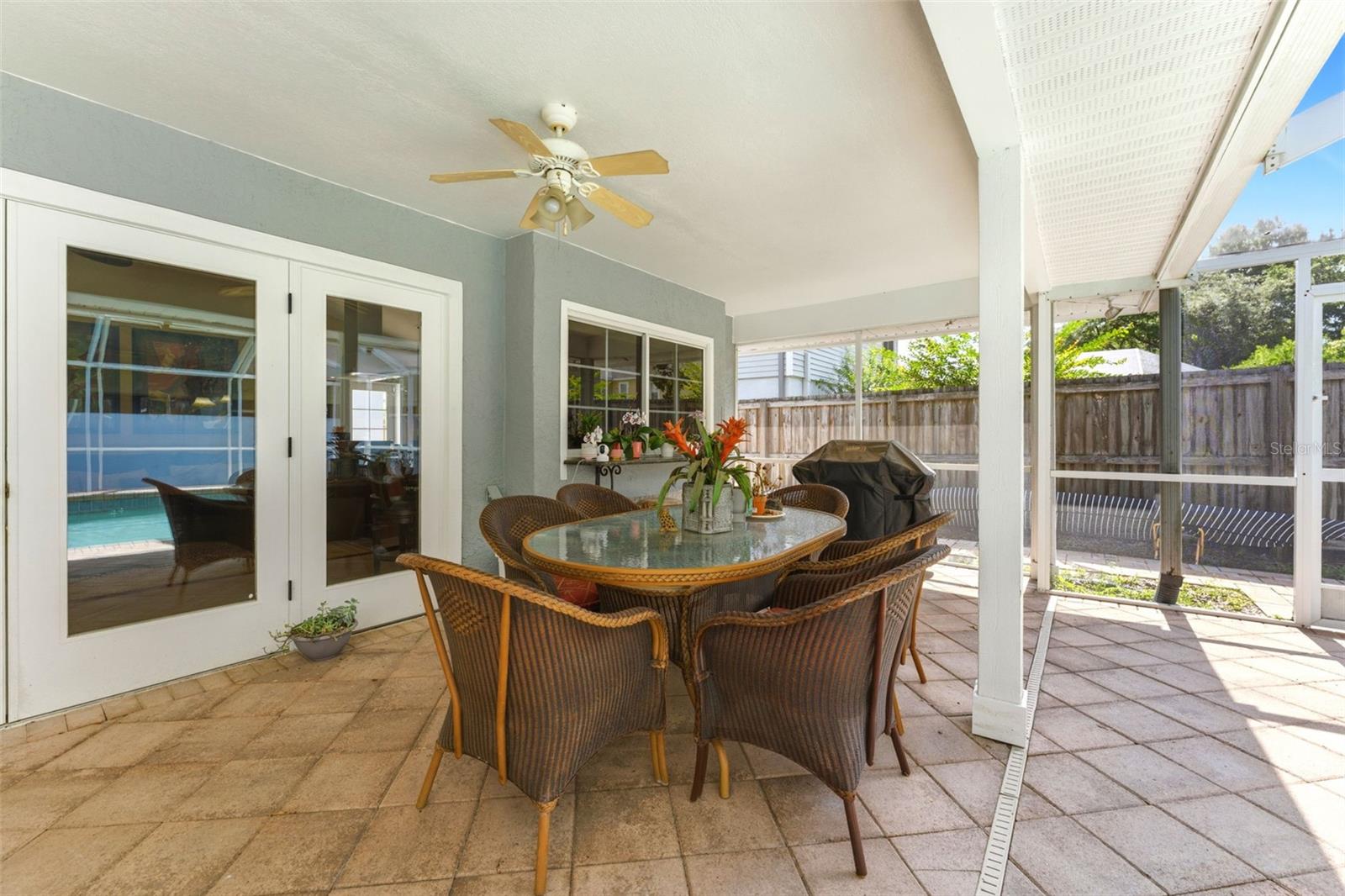 Covered patio