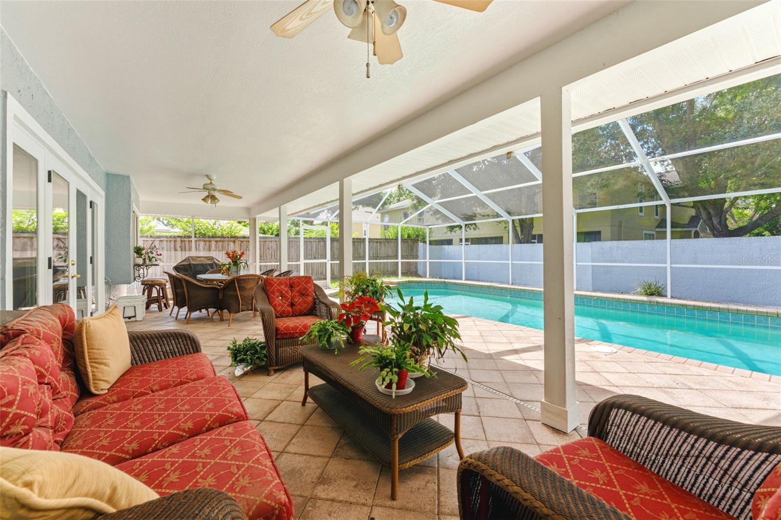 Covered patio