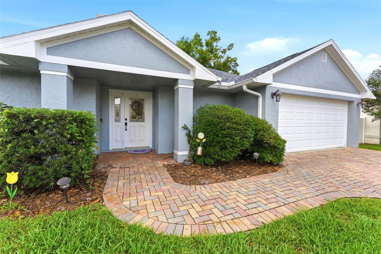Paved driveway