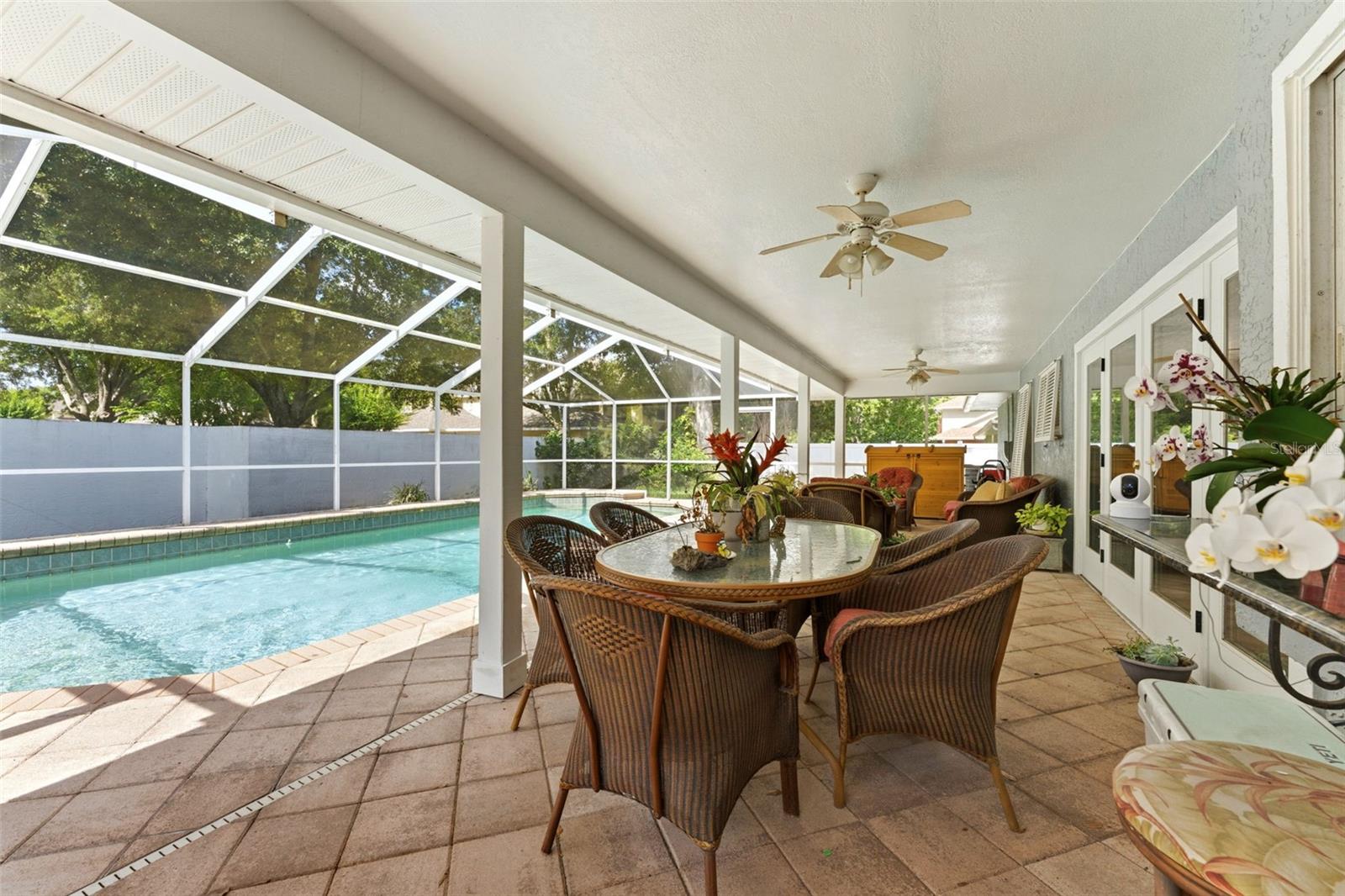 Covered patio