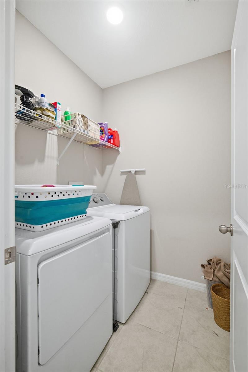 Laundry room, washer and dryer included