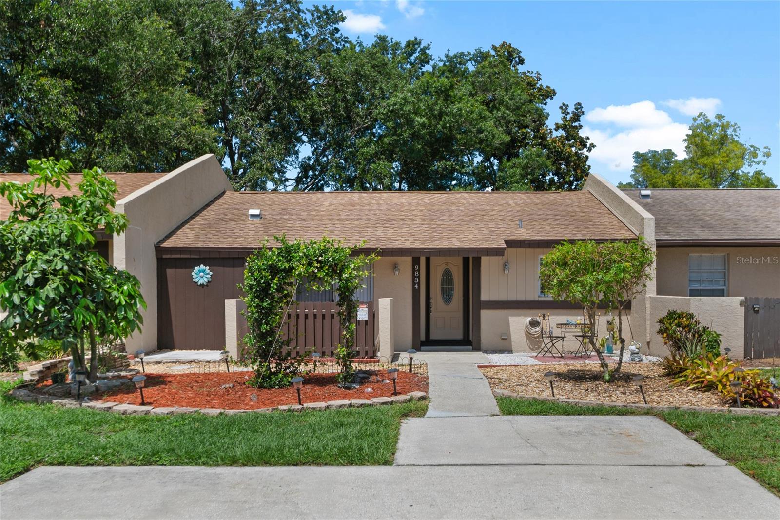 Front with double-wide driveway