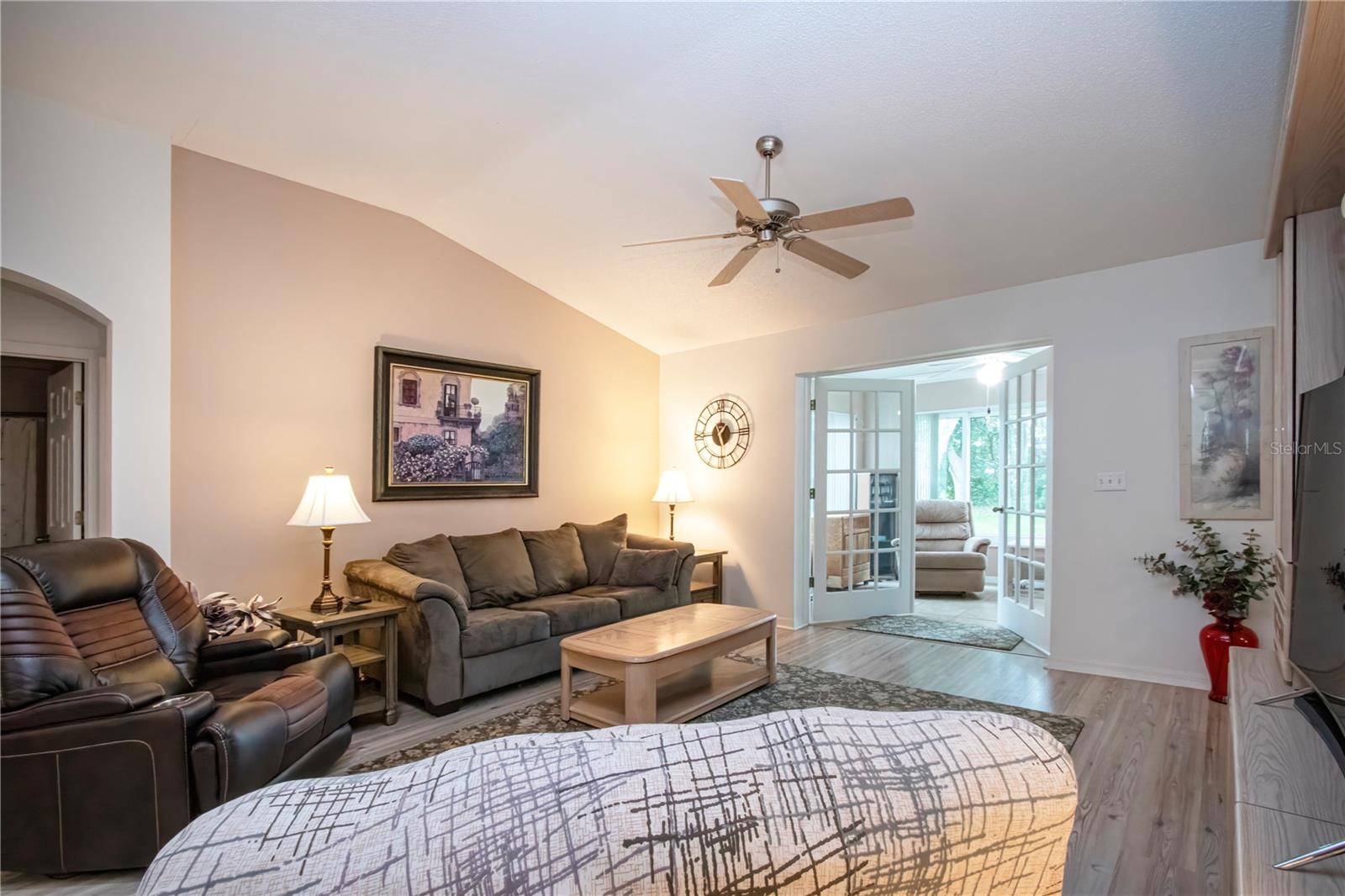 Great Room with Florida room beyond