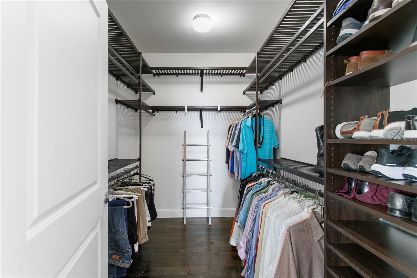 Primary bedroom oversized walk in closet