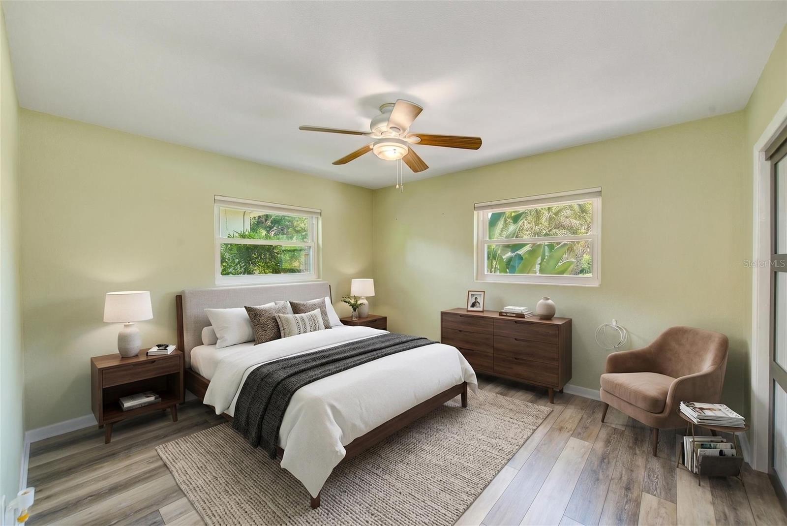 Front Bedroom with Virtual Staging