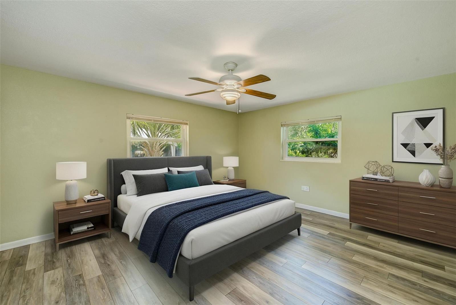 Back Bedroom with Virtual Staging