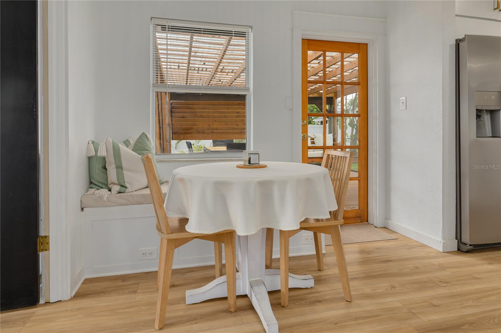 Dinette and backyard access