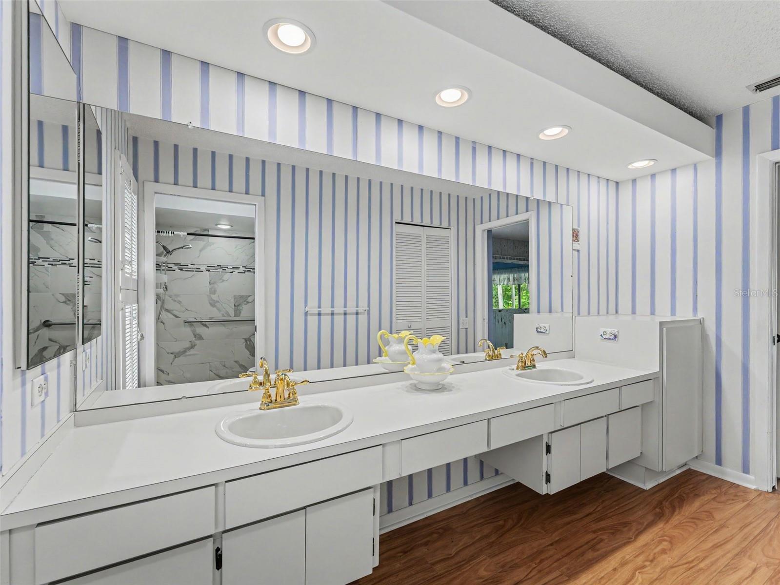 Primary Bath with Double Sink Vanity