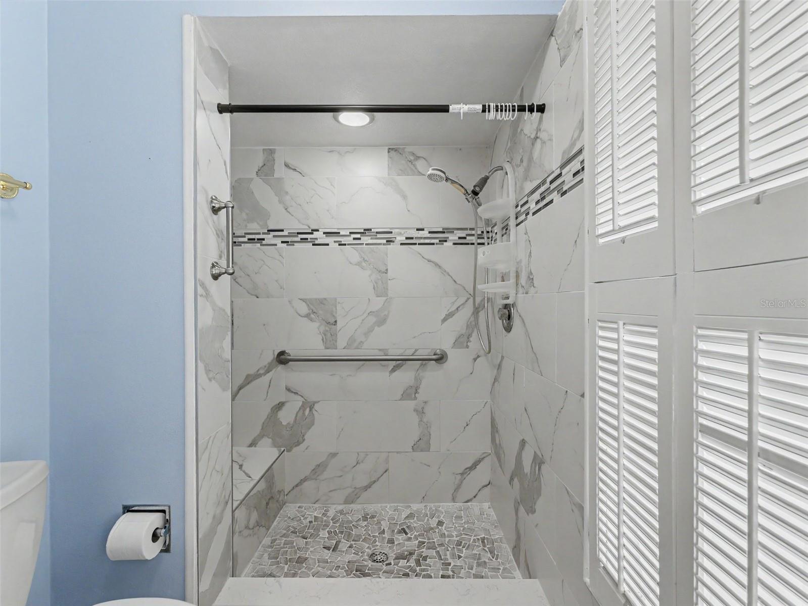 Updated Shower in Primary Bath
