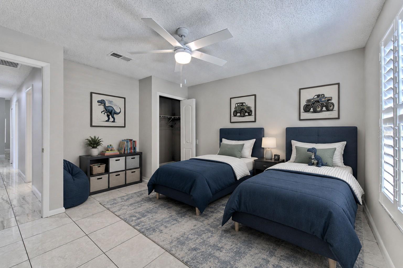 Virtually Staged - Guest Bedroom 3