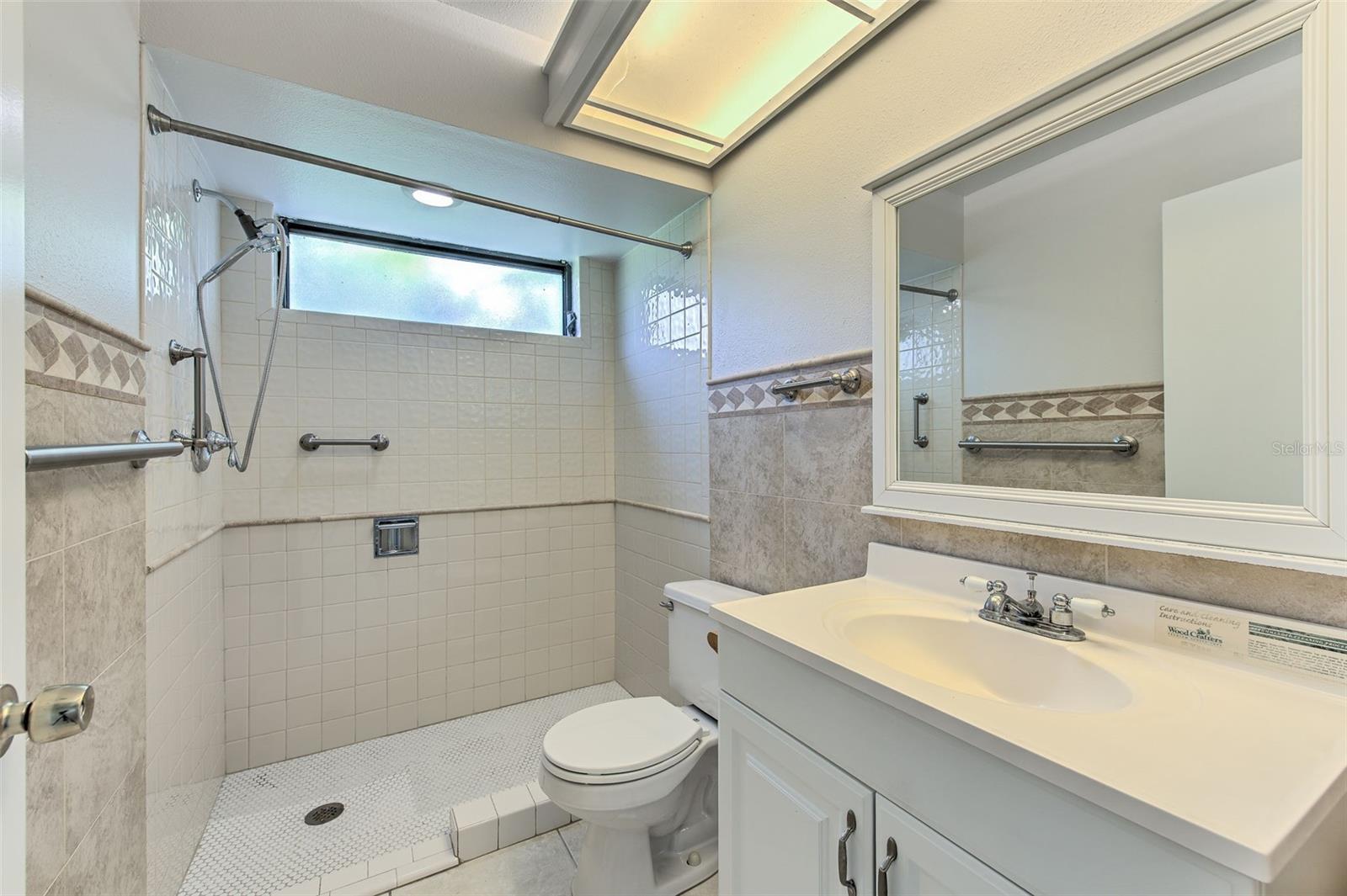 Full Bathroom w/ Walk-In Shower in IN LAW SUITE. (Bathroom #4)