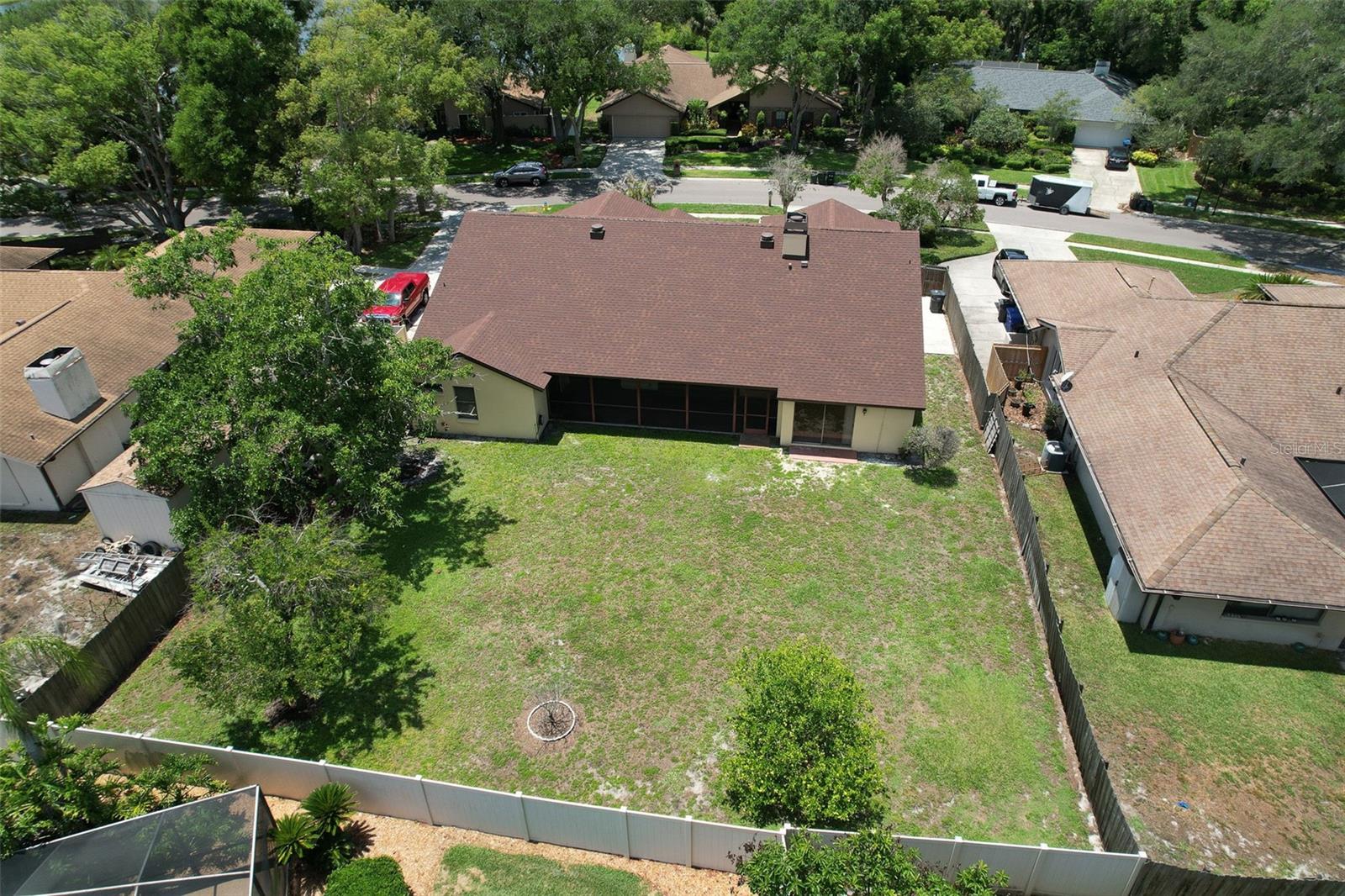 HUGE Fenced-in Backyard