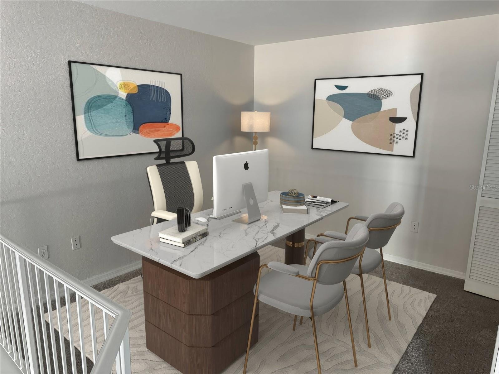 Possible Office, Flex room or open guest room