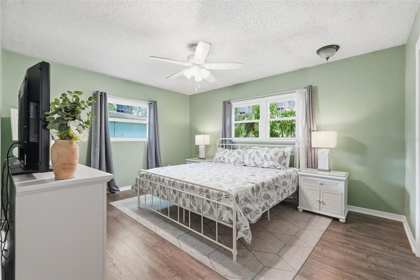 Master bedroom, fits a king bed