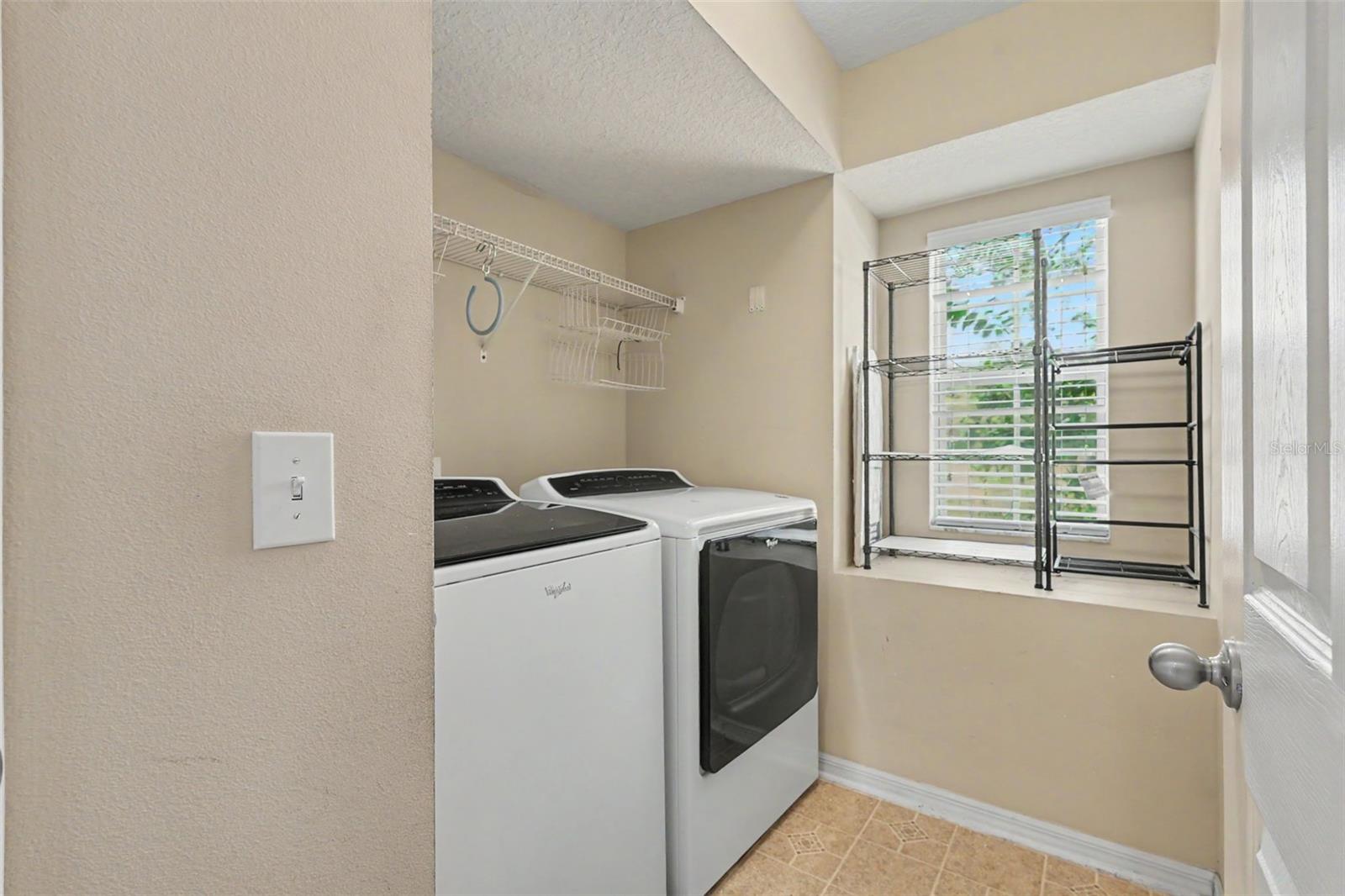 Inside laundry room