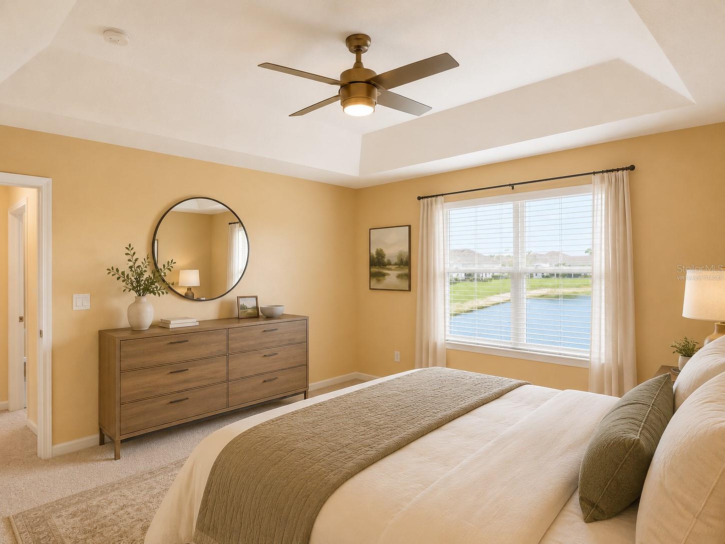 Primary Bedroom Virtually Staged