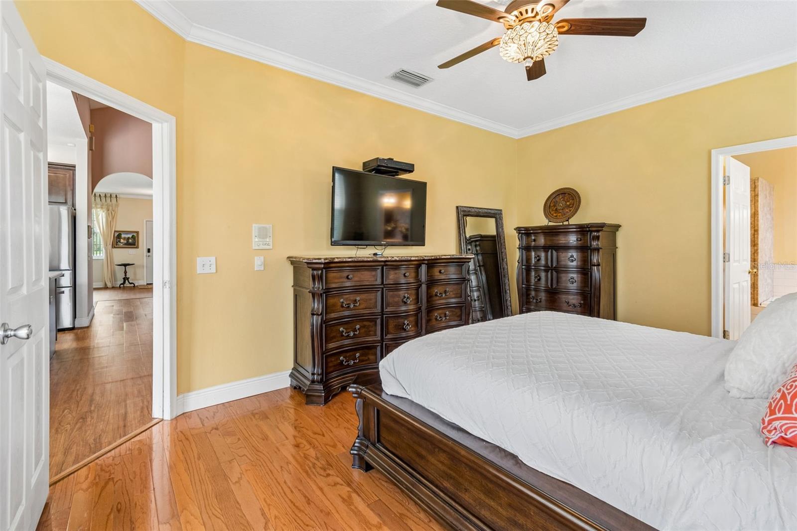 PRIMARY BEDROOM OAK WITH FLOORING