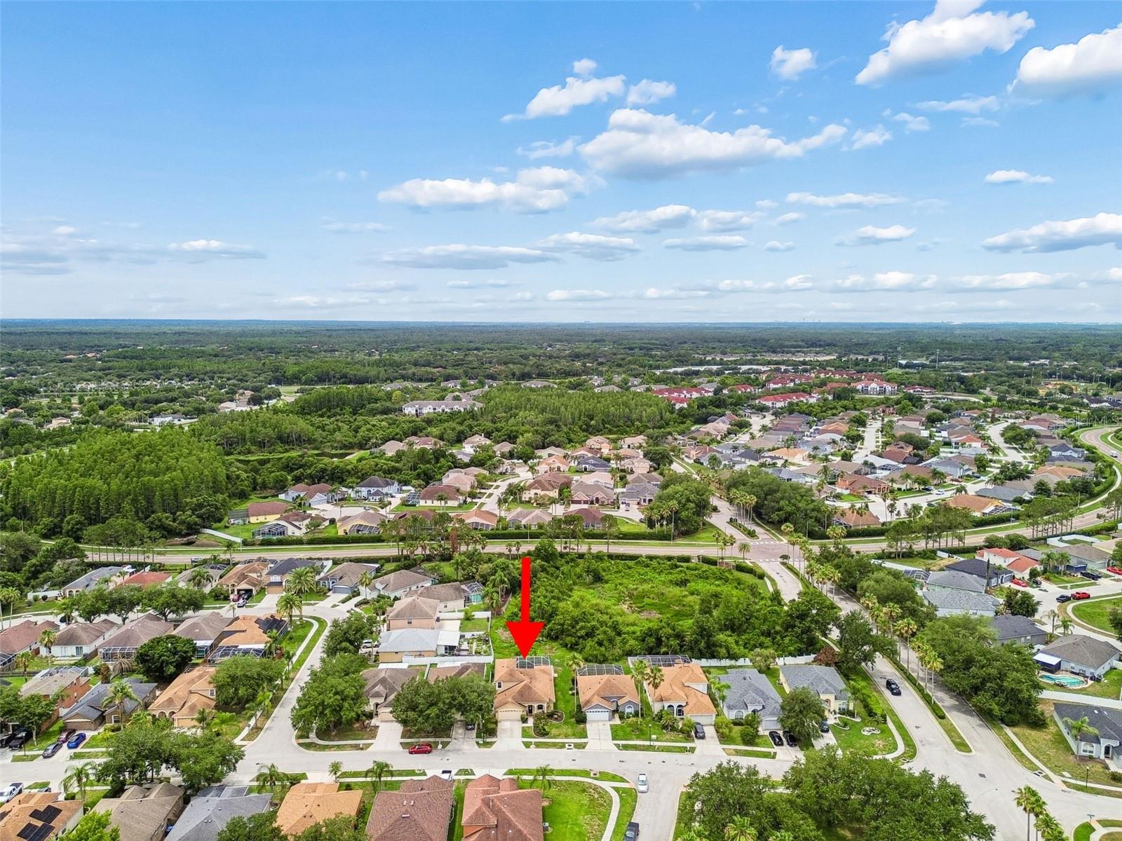 FRONT AERIAL VIEW