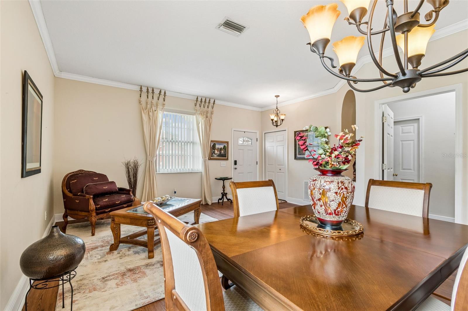 LIVING ROOM AND DINING