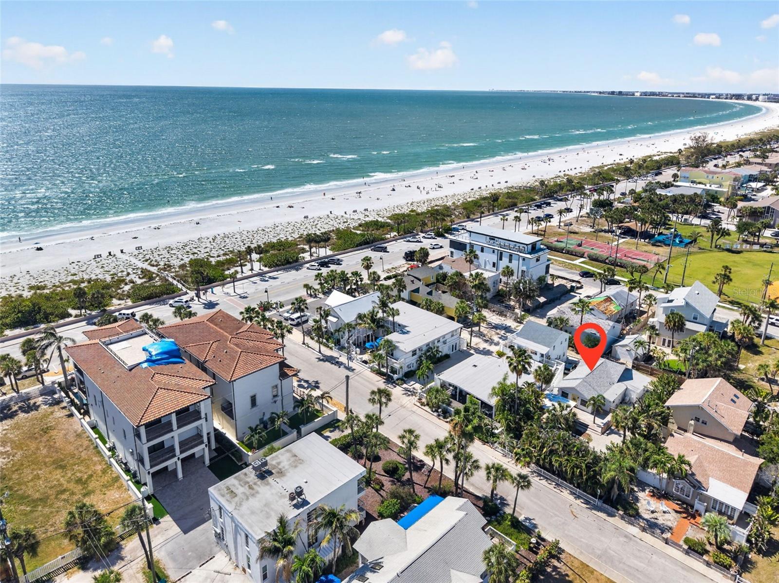 adjacent to the triplex, the Inn on the beach, and the Gulf Beaches