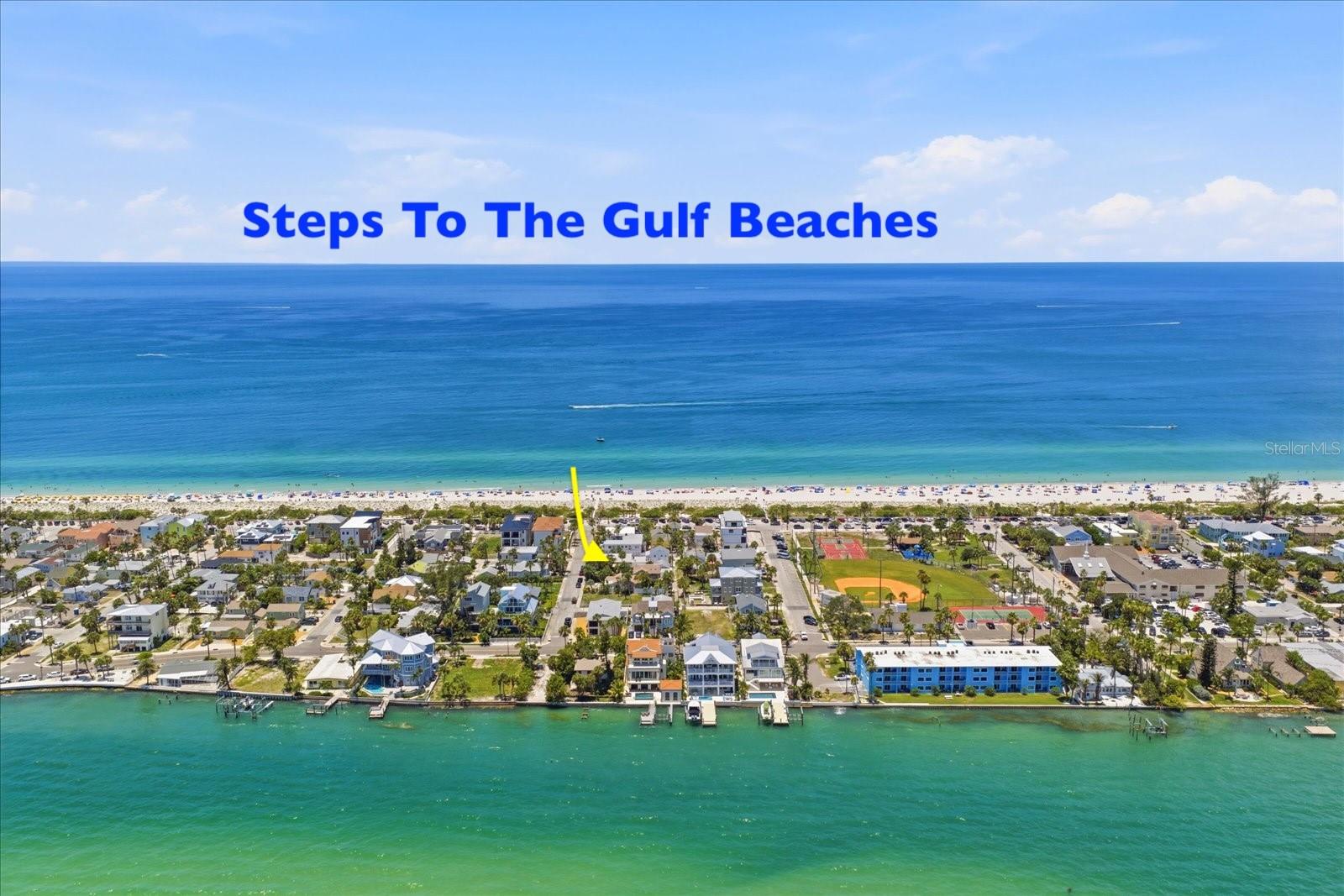 Steps to The Beach, The Gulf, Pickle Ball, basketball / baseball, kiddie's playground and of course the dog park.