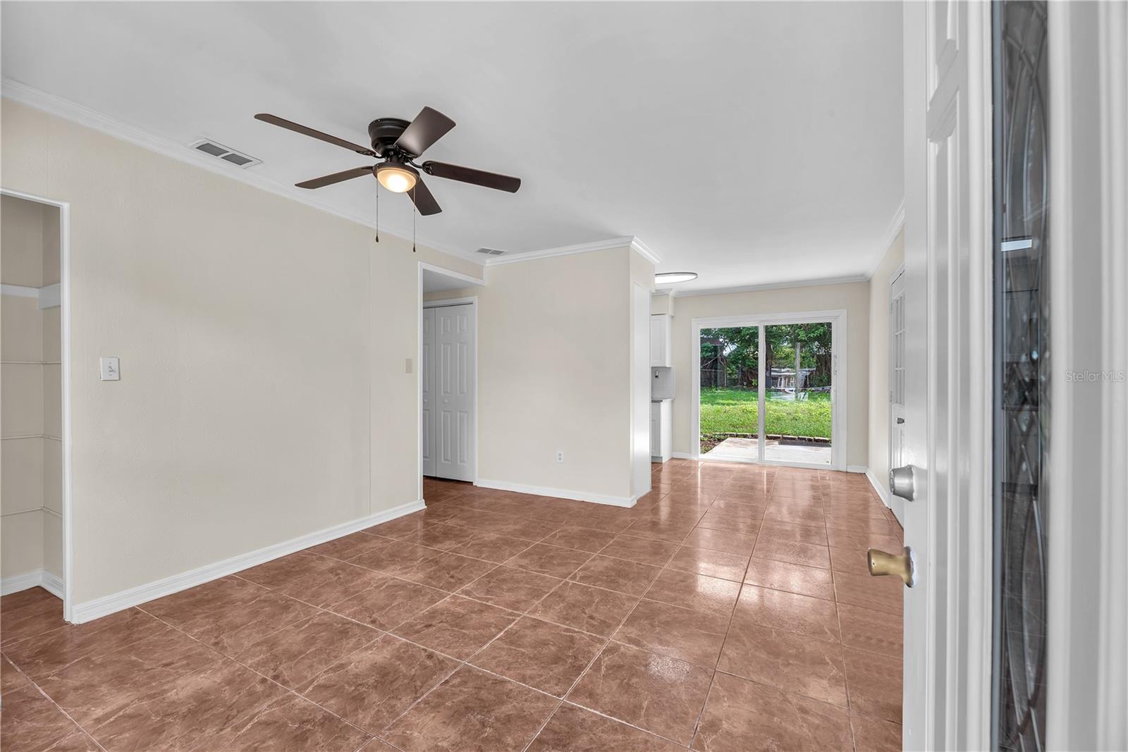 LIVING ROOM AND DINING ROOM