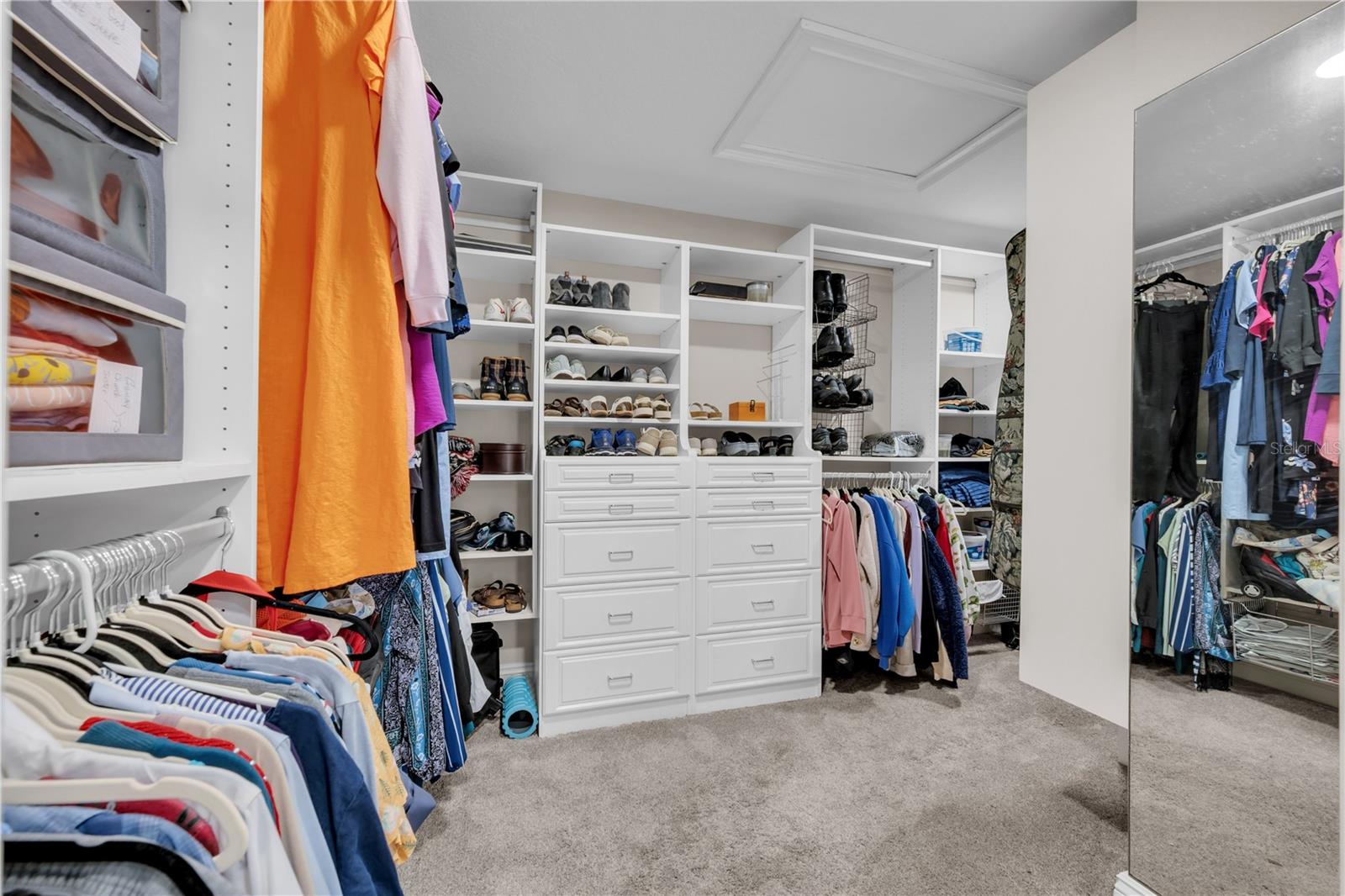 Primary walk-in closet