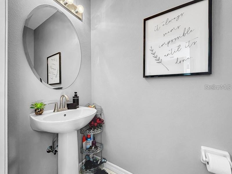 1/2 bath on the 2nd floor