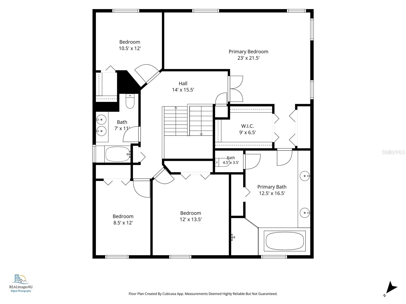 Floor plan second floor