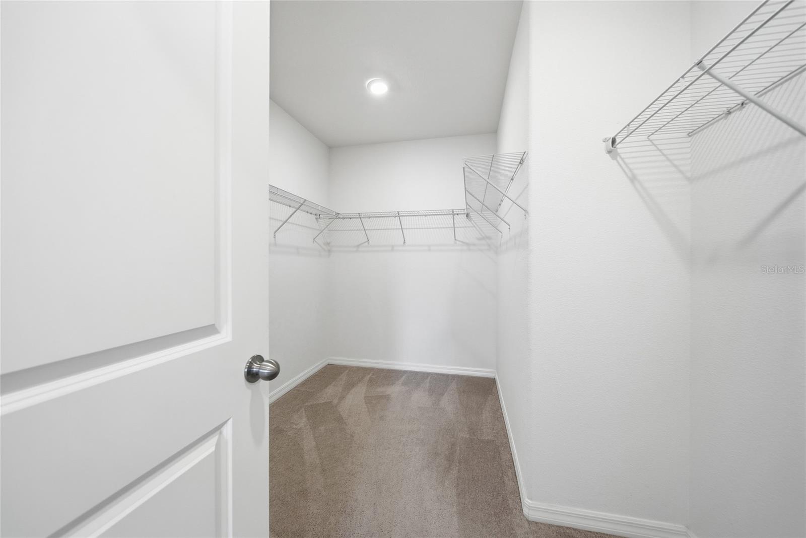 Primary walk in closet