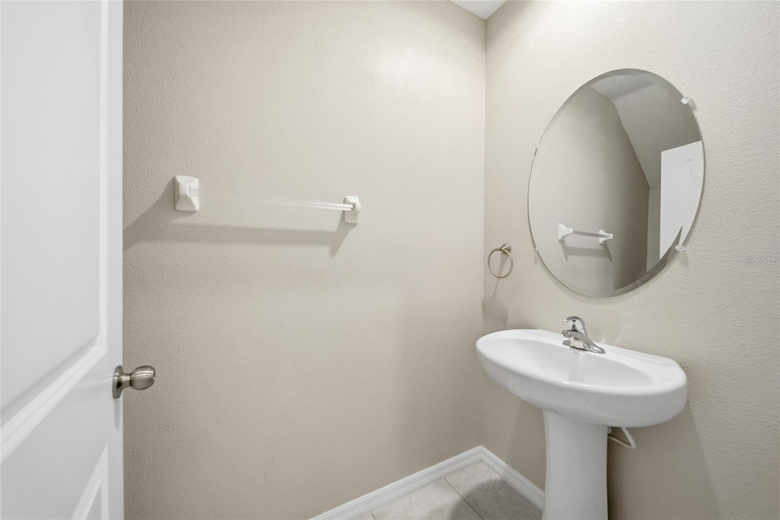 Downstairs half bath