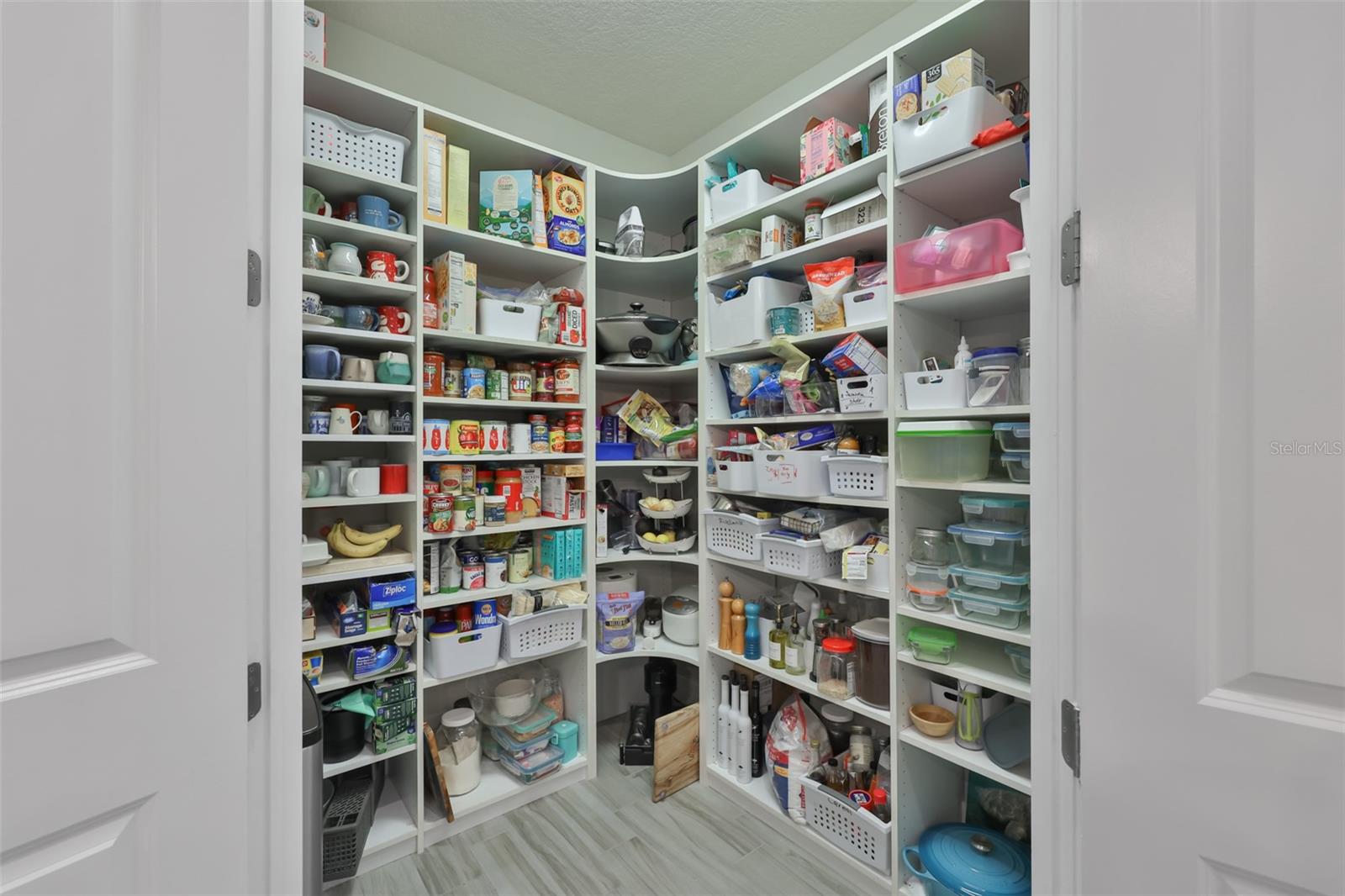 Large Pantry with Custom Shelving