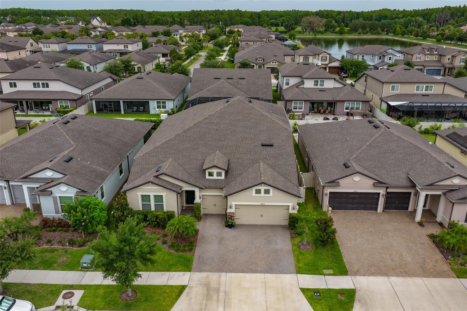 Aerial Front Elevation
