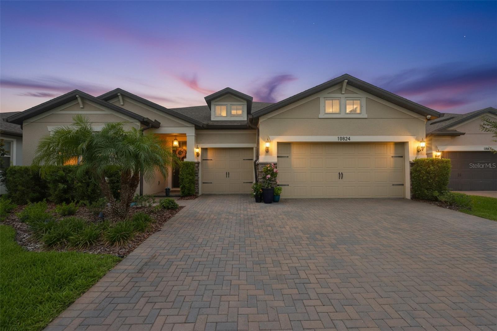 Front Elevation Twilight
