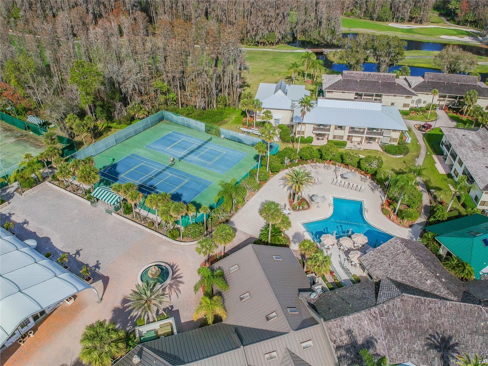 Community Pool -Pickleball - Tennis