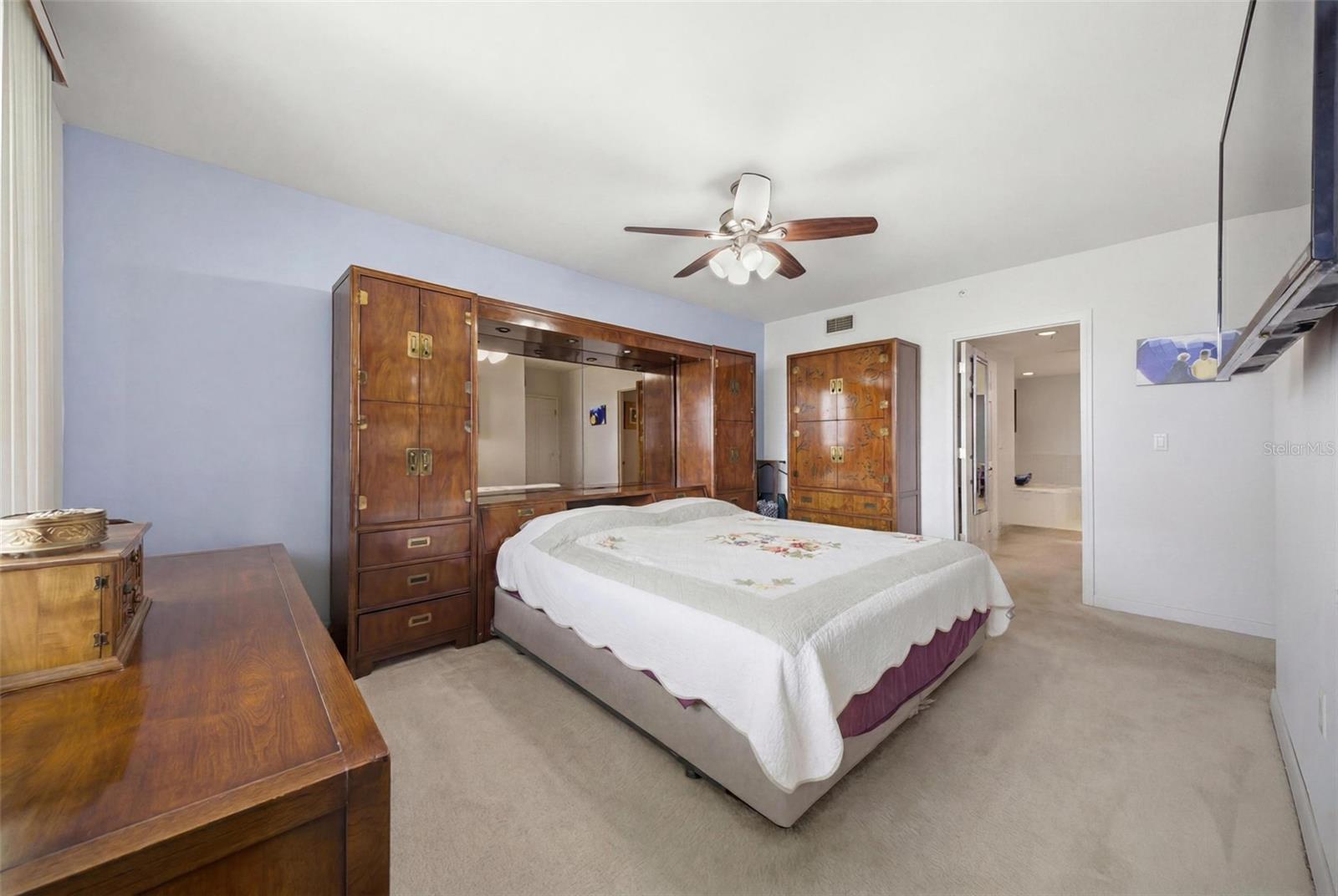 Primary Bedroom that connects to the balcony