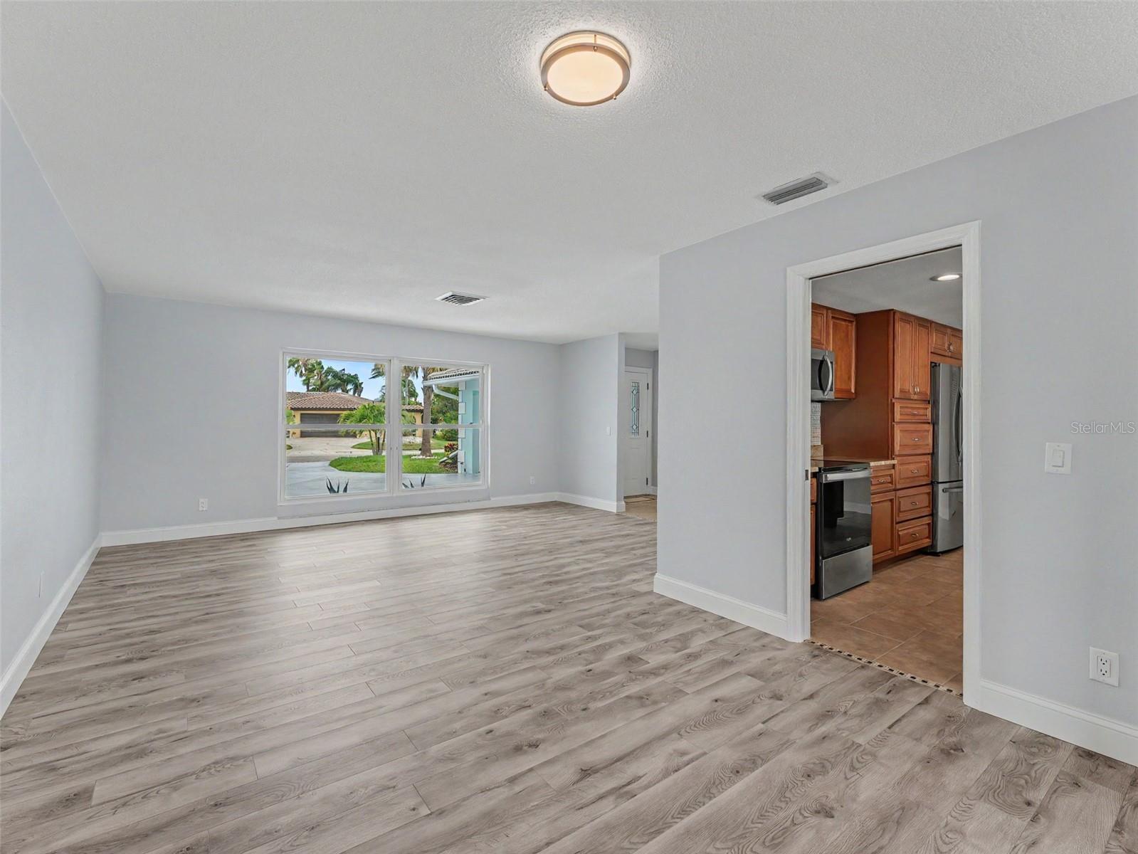 Living Room looking into Kitchen