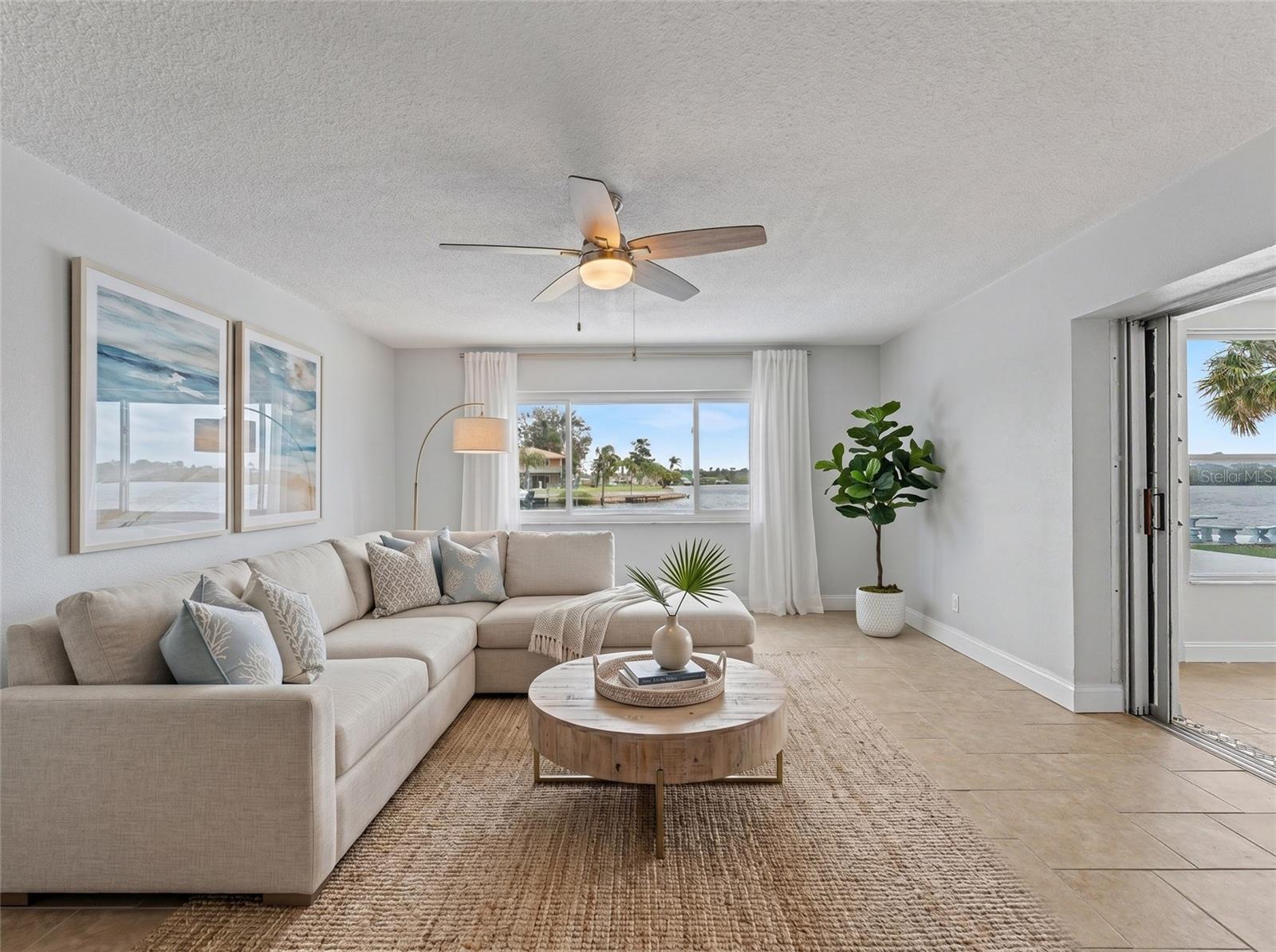 Family Room with access to Florida Room