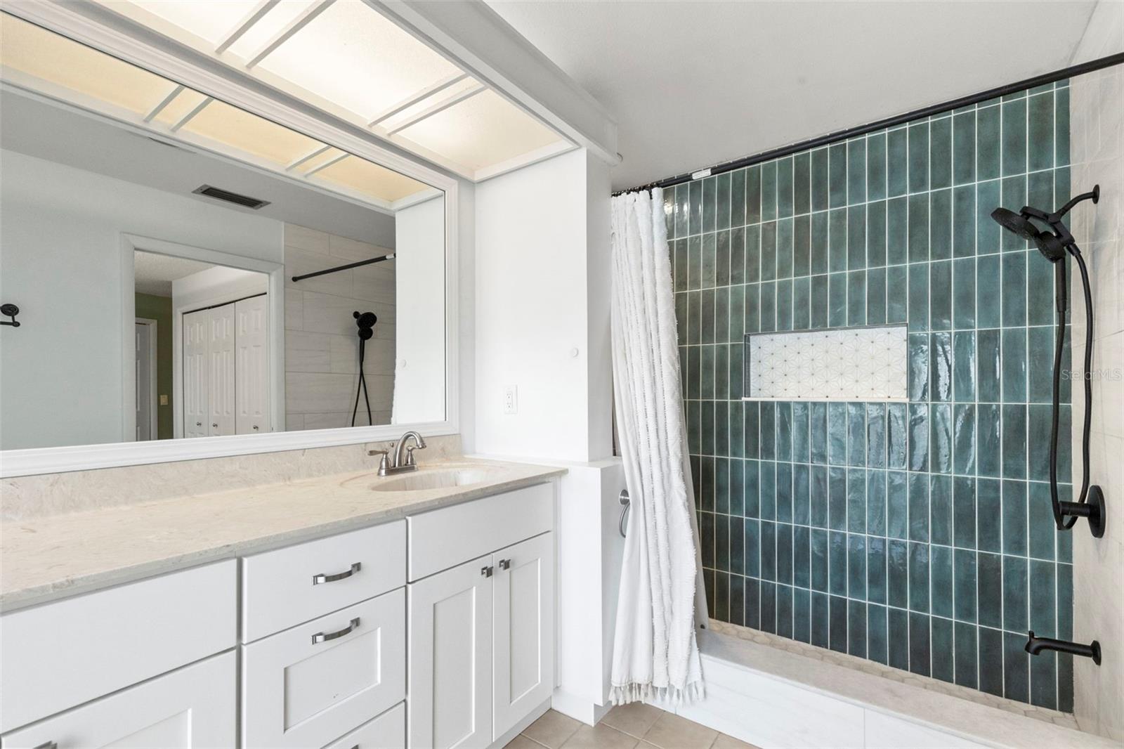 Vanity 2 - roman shower recently redone