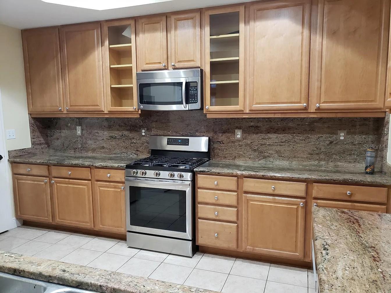 Granite Countertops and Backsplash