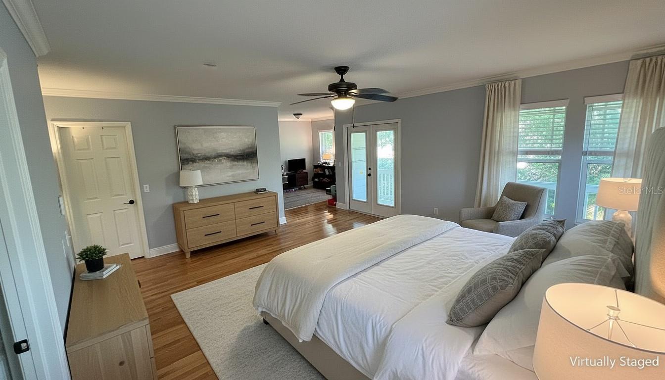 Primary Bedroom facing Study