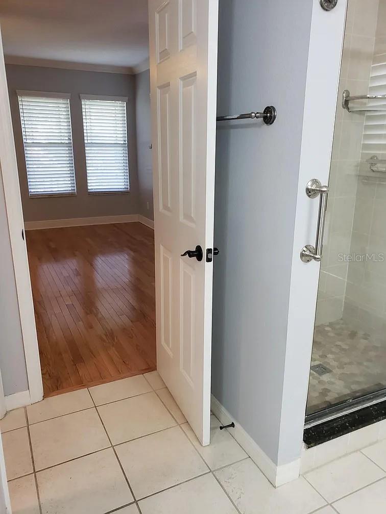 Primary Bath looking to Bedroom