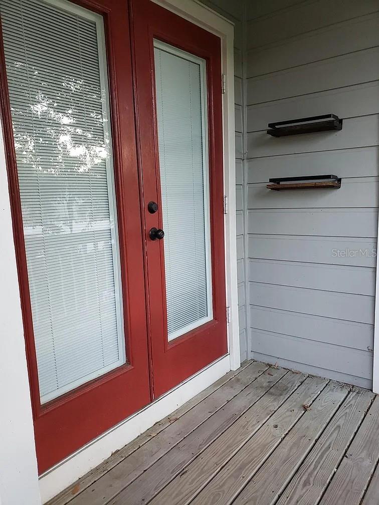 French Doors from the Deck