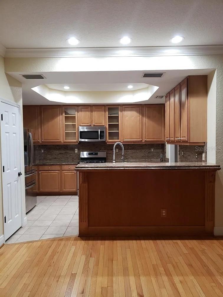 Kitchen view from Living Room