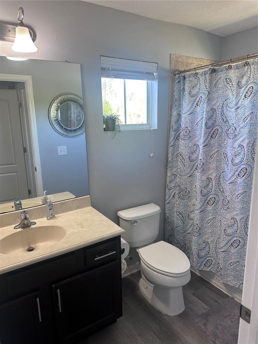 second full bathroom located on second floor